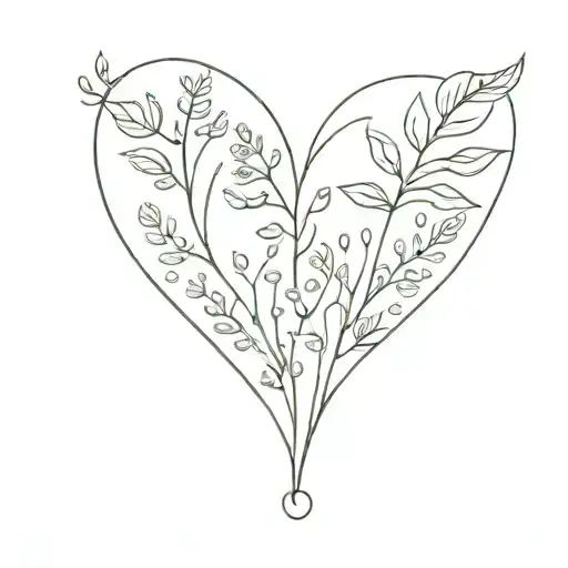 Nature And Love Heart