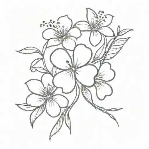 4 Leaf Clover And Lily Flower Mama And Papaya