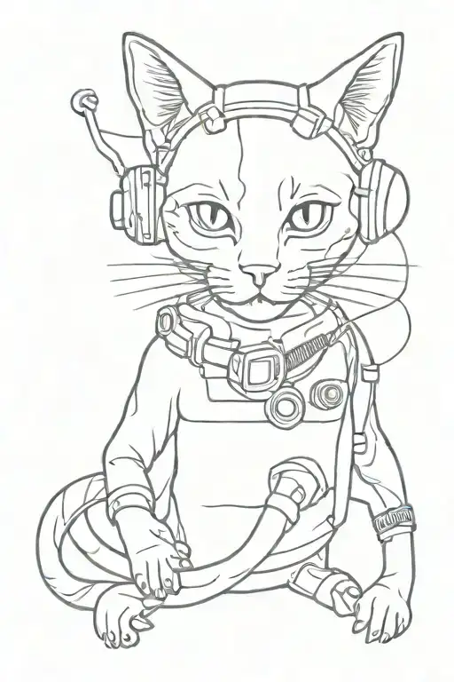 Cat Apnoe Diver Metal Music
