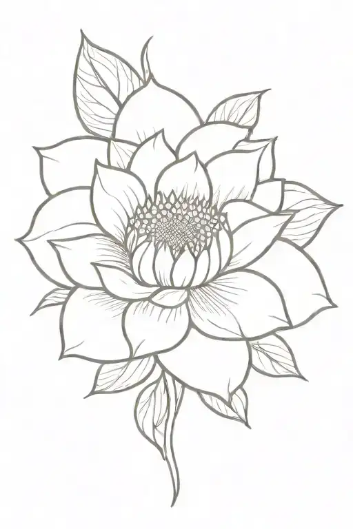 Sunflower And Water Lilly Flowers