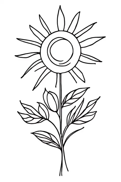 Flowers That Have Deep Meaning With Sun Behind It