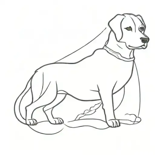 Bond With Dog Minimalist