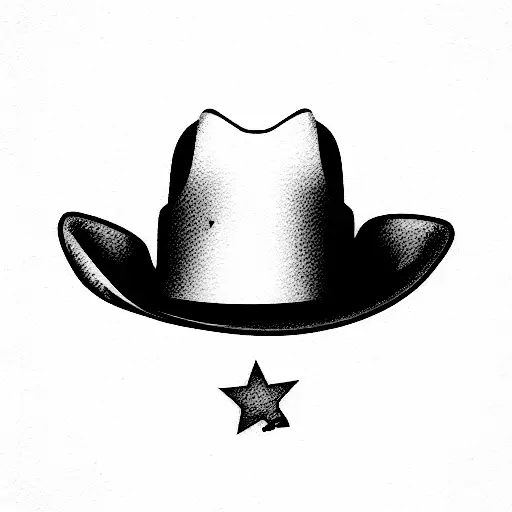 Pigeon Wearing A Cowboy Hat