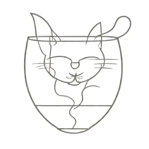Cat Wine Glass