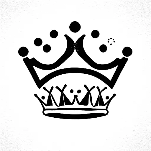 Crown With Fish And Turtle