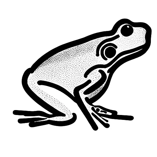 Magical Frog Meditating While Floating