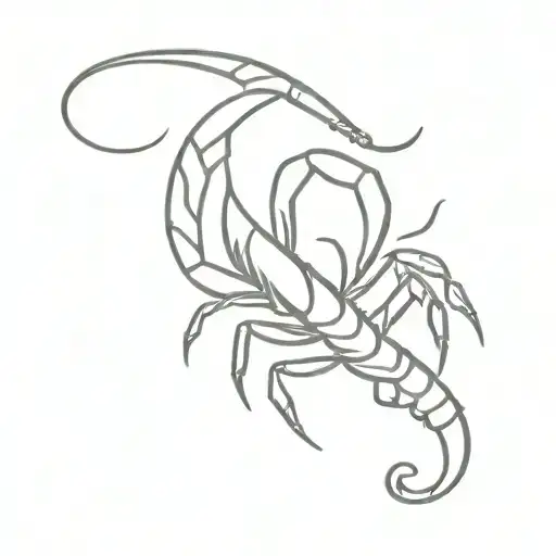 Scorpion With Tail Up