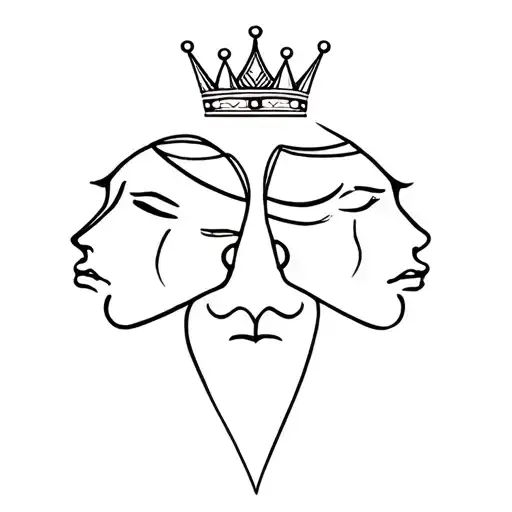 3 Faces With A Crown