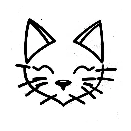 Cat Food Print And A Heart