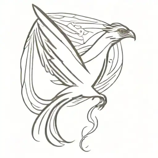 Phoenix Rising From The Ashes