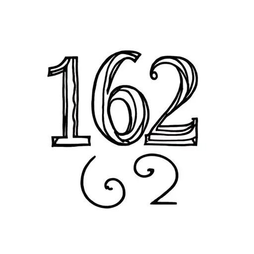 Number 162 In A Girly Design Inspired