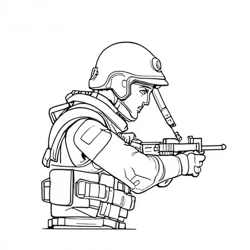 Little Toy Solider Being Built And Painted Piece By Piece