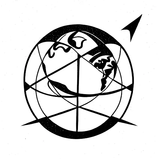 Atlas With Earth And Trident