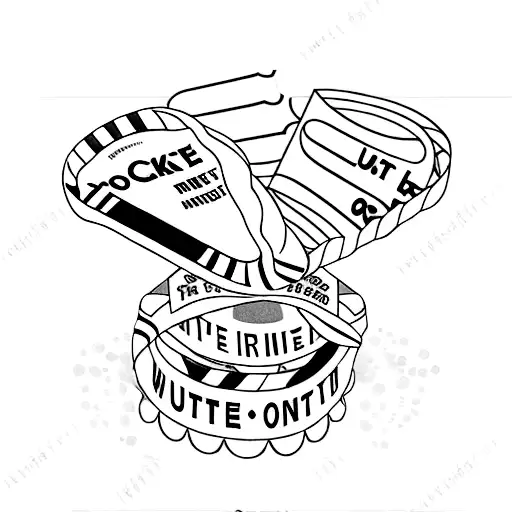 A Movie Ticket Intertwined With A Quote From A Favorite Poem