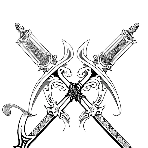 Asta's Sword From Black Clover With Kirito's Swords