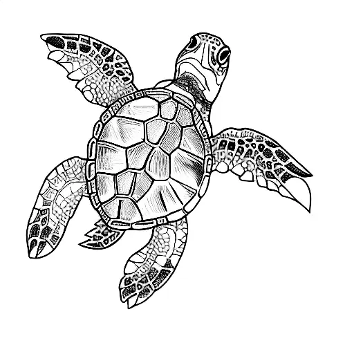A Sea Turtle