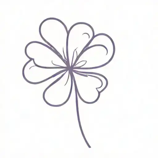 Purple Shamrock Simple
