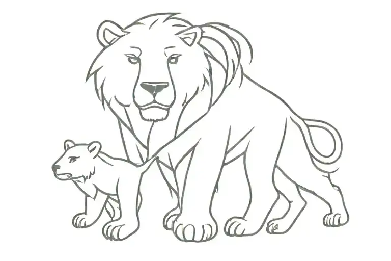 Lion And Bear