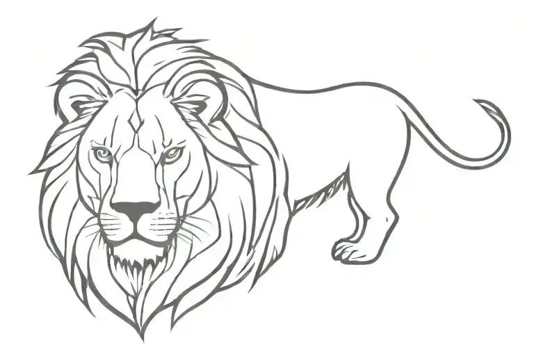 Lion Bear Symbol
