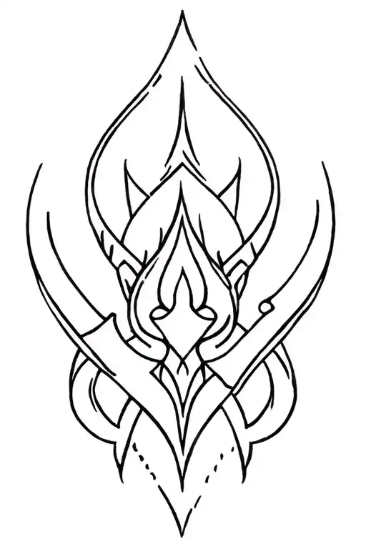 Hel Norse Mythology Tattoo Ornamental Tattoo Made