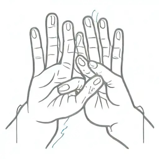 Two Joined Hands Greeting Each Other And There Is A Fire In The Background