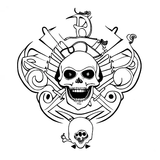 Pirate Skull And Bones