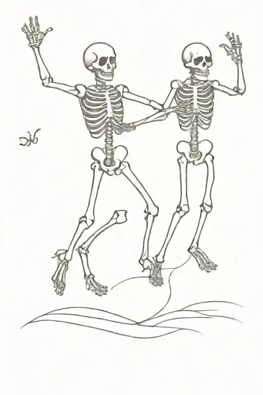 Spooky Scary Skeletons Dancing
