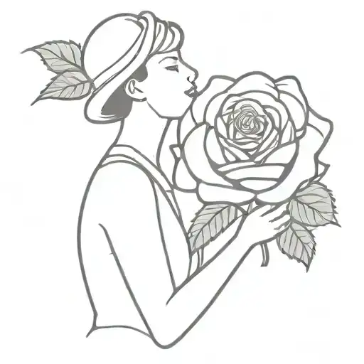 Magician Smelling Rose
