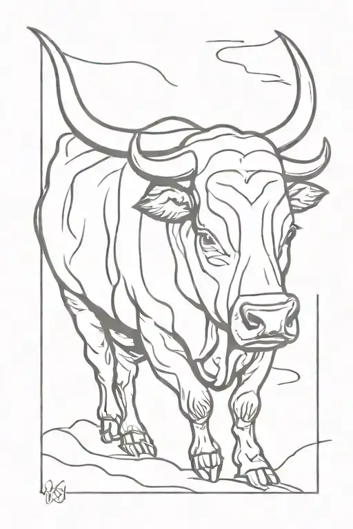 Bull With A