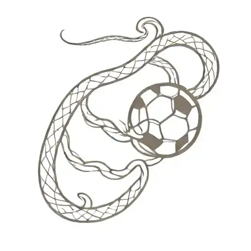 Football And Snakes Wrapped