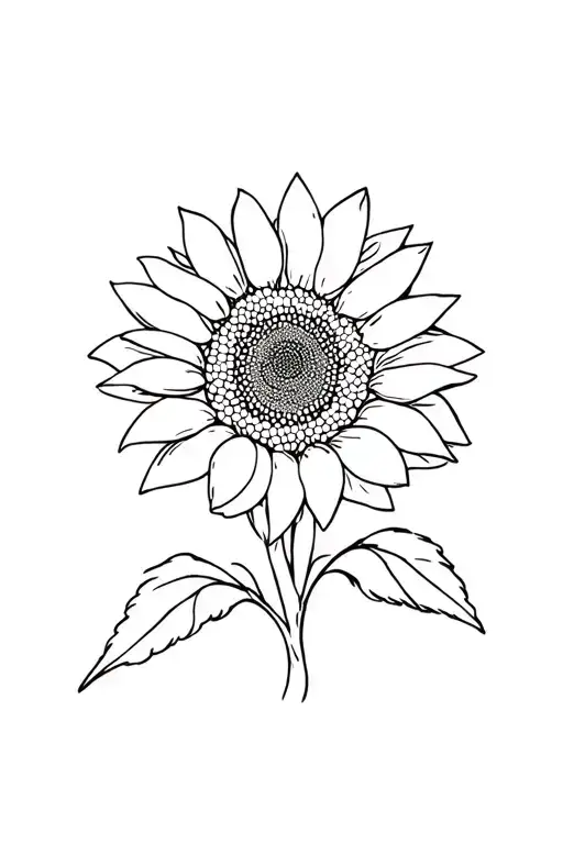 Sunflower Blooming