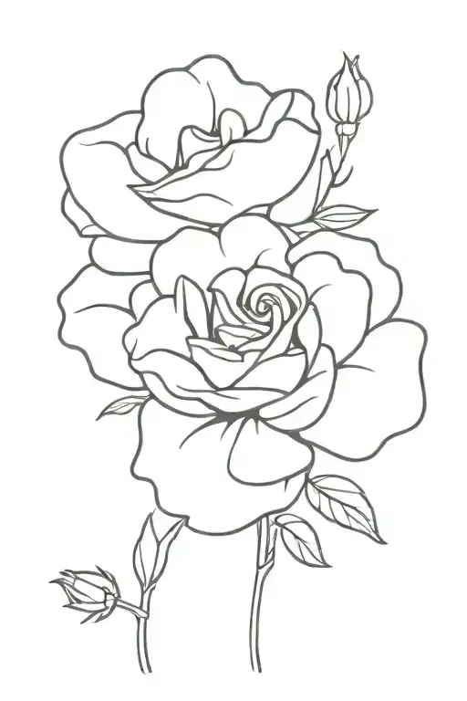 Carnation Rose And Daisies