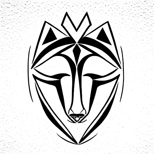 Create An African Mask That Signifies Strength And Is Eye Catching