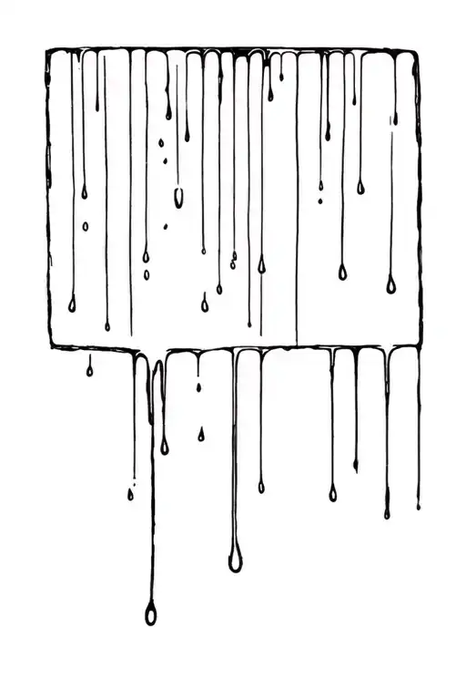 Friends Frame Dripping Downwards