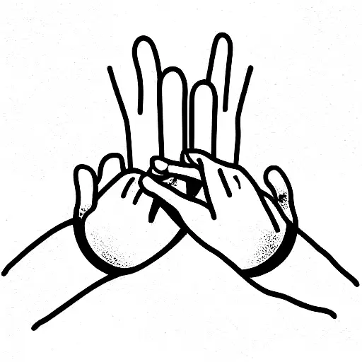 Praying Hands With Money Rosary