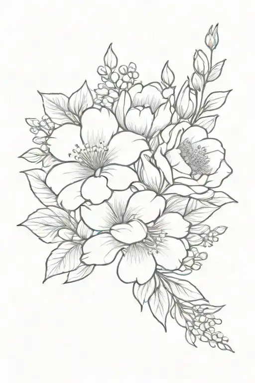 October Birth Flower Bouquet