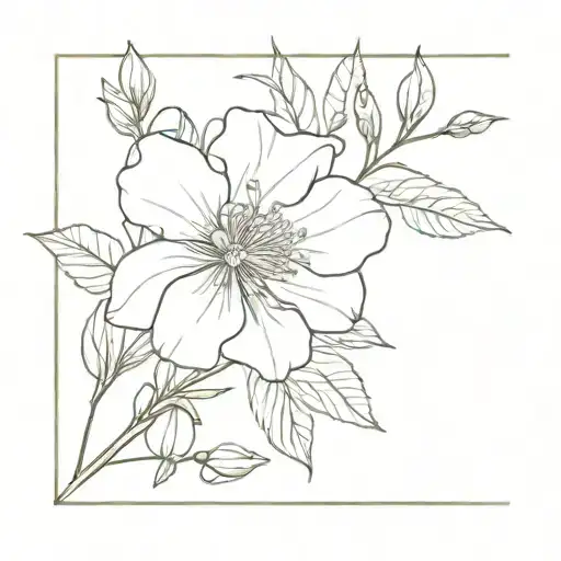 April And August Birth Flowers Arm Wrap