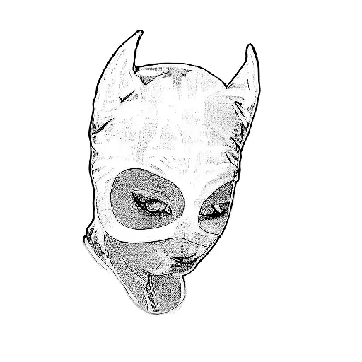 A Woman In A Cat Costume