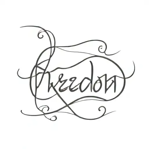 Freedom In Arabic Text