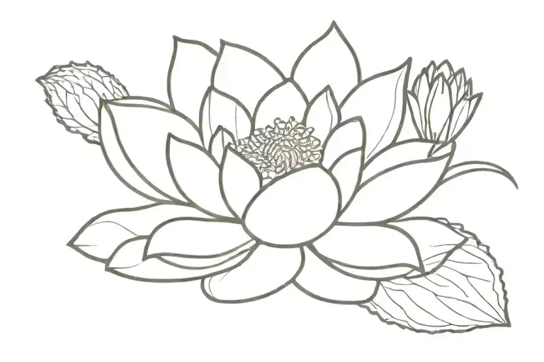 A Lotus Flower