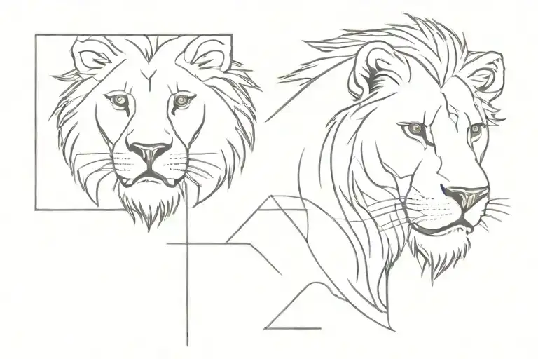 Lion And Cross Made