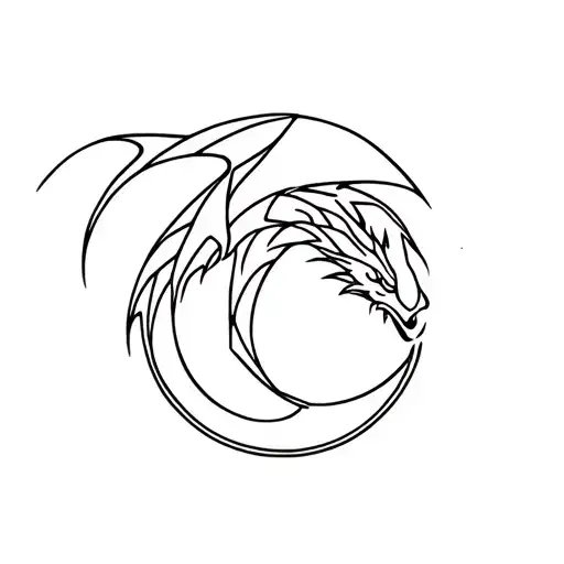 Dragon Geometric Shape