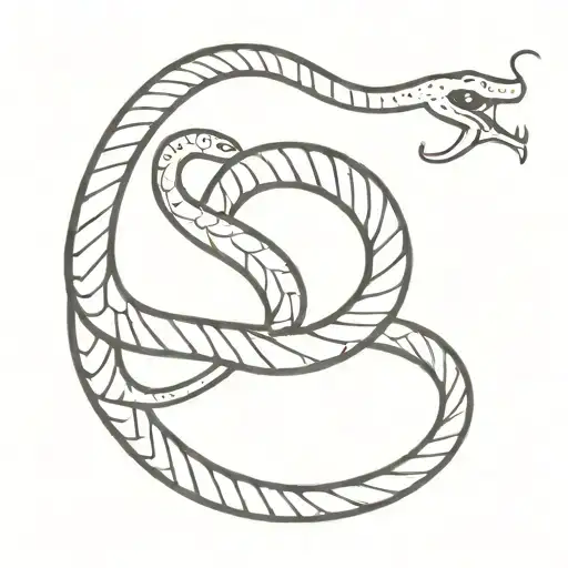 Snake Coiled