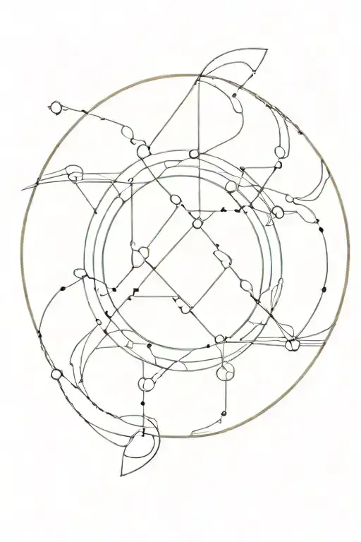 Straight Line Birth Chart Taurus Geo Symteric Shapes