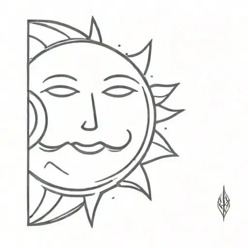 Sun Middle Sad Middle Happy Face