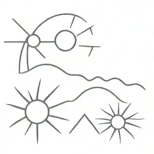 Sun Middle Hungry And Middle Happy