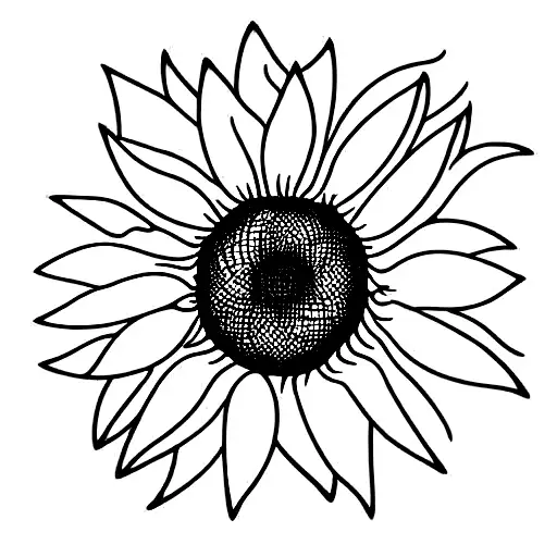 Sunflower With Intertwined