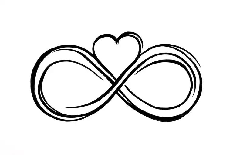 Infinity Symbol With Heart