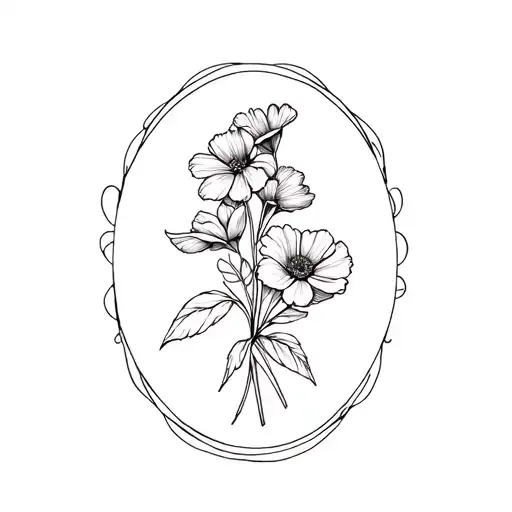 Birth Flower Bouquet