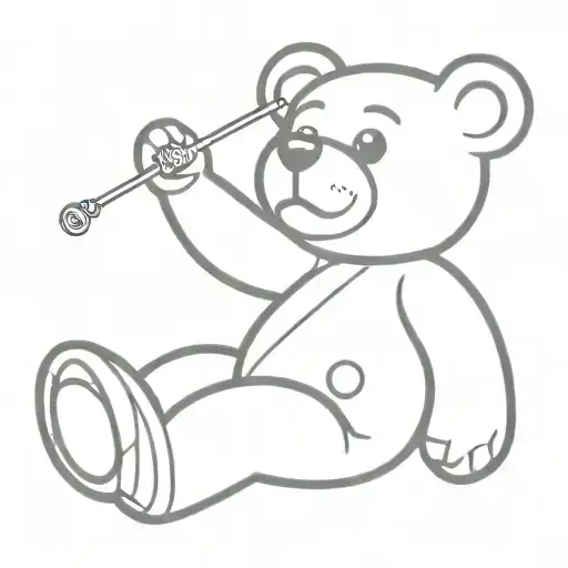 Teddy Bear Hitting A Dab Rig